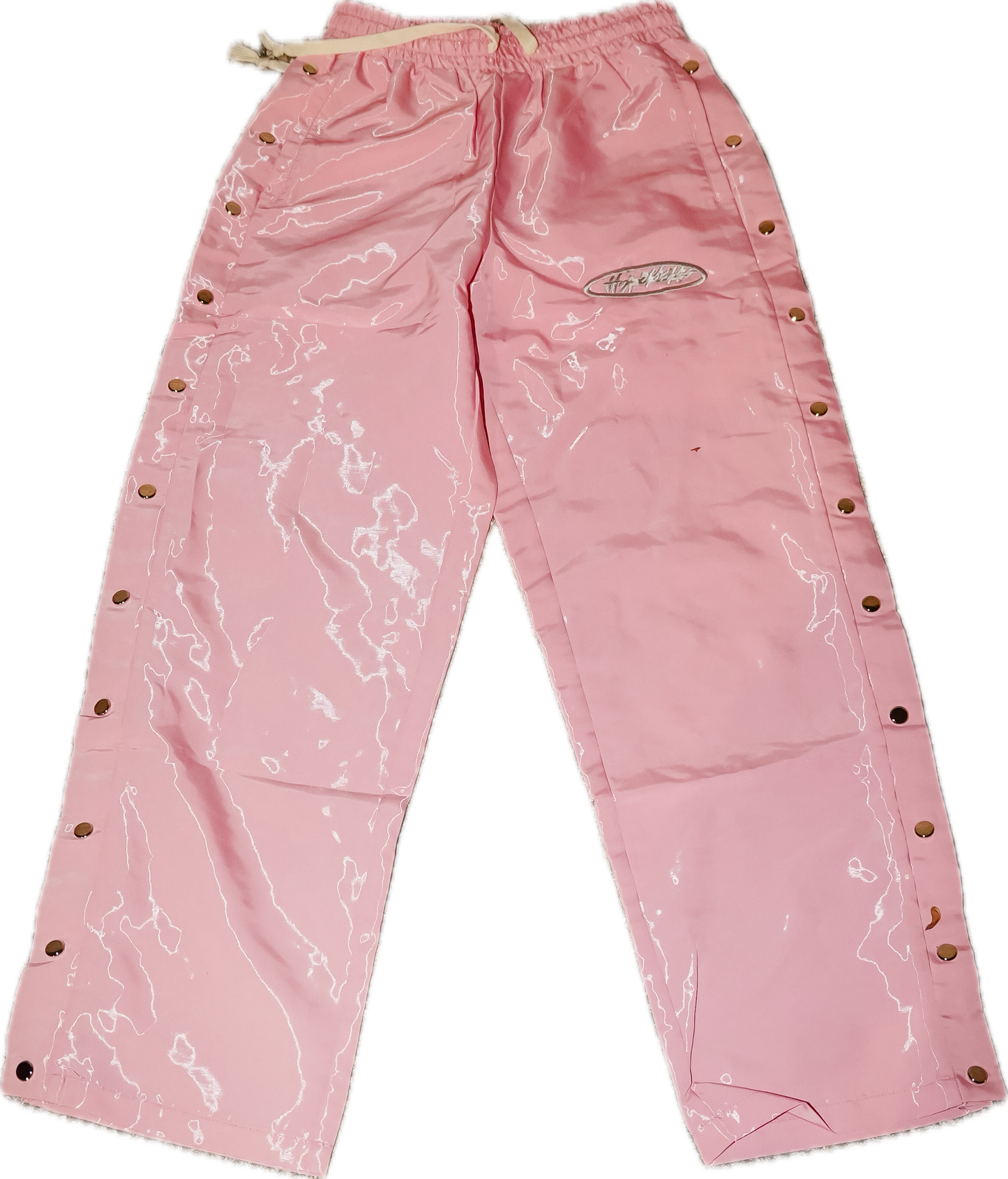Button Down Nylon Pants
