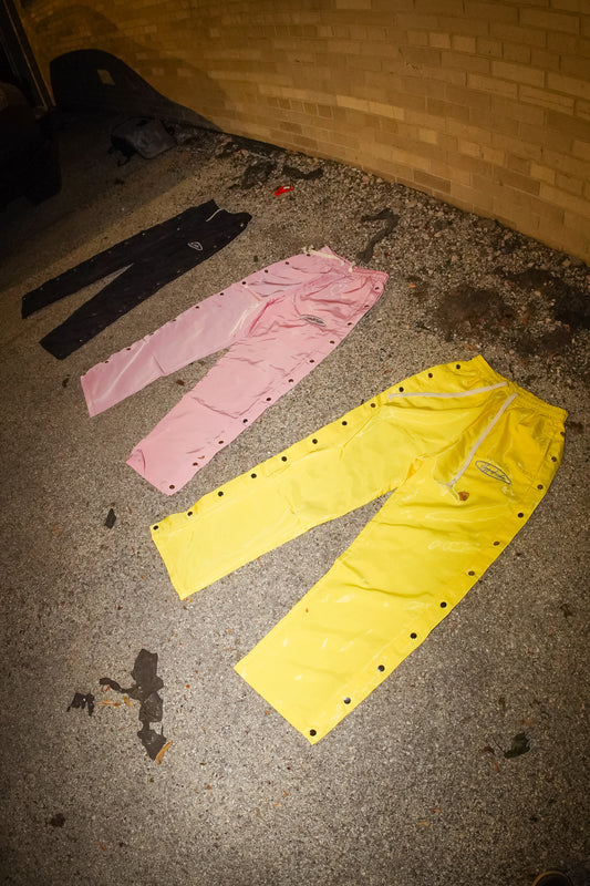 Button Down Nylon Pants
