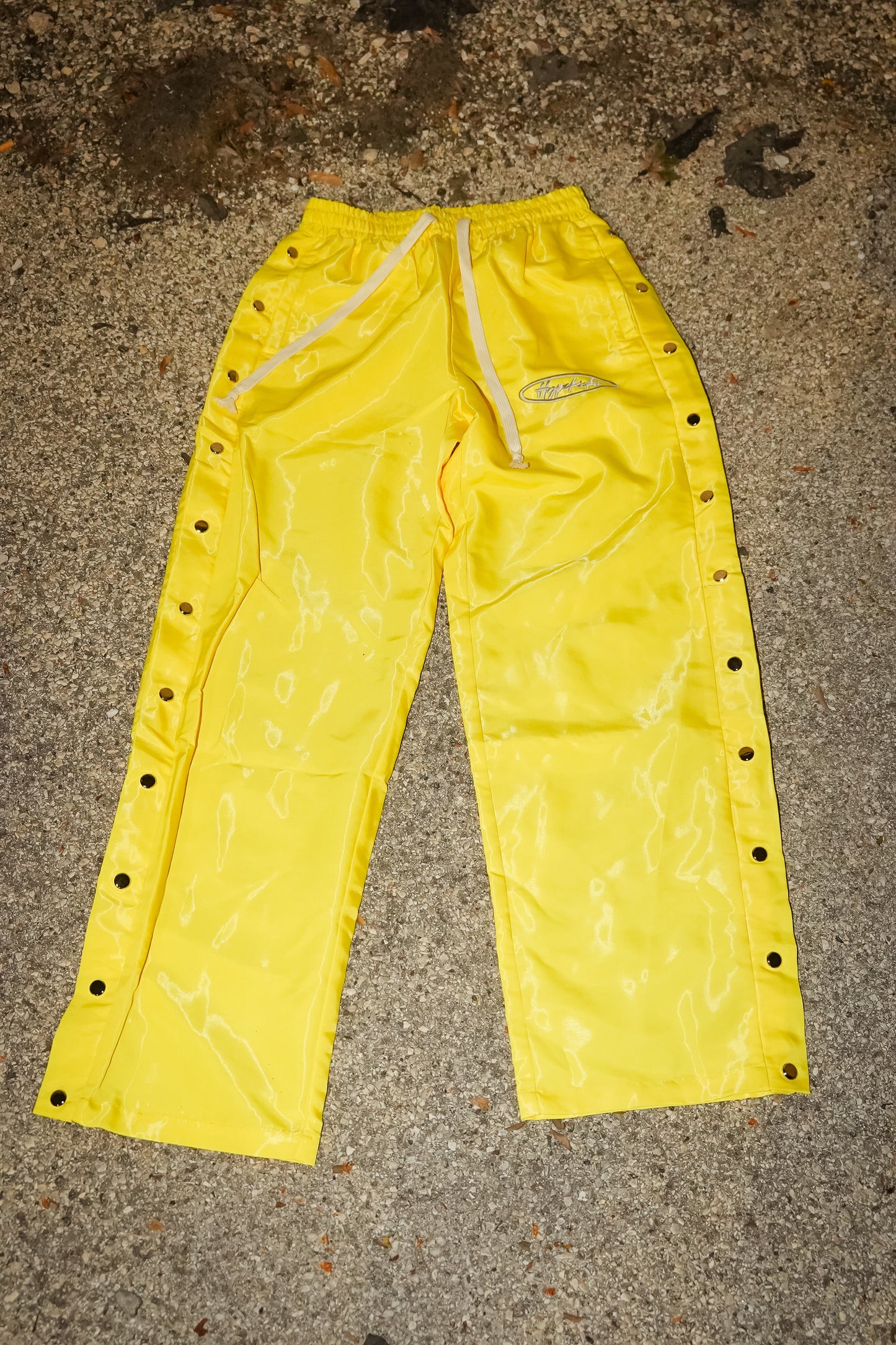 Button Down Nylon Pants